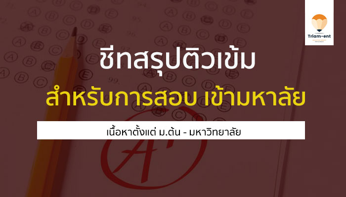 ติวเข้ม เอกสารสรุป