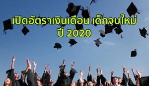 เงินเดือน เด็กจบใหม่ 2020