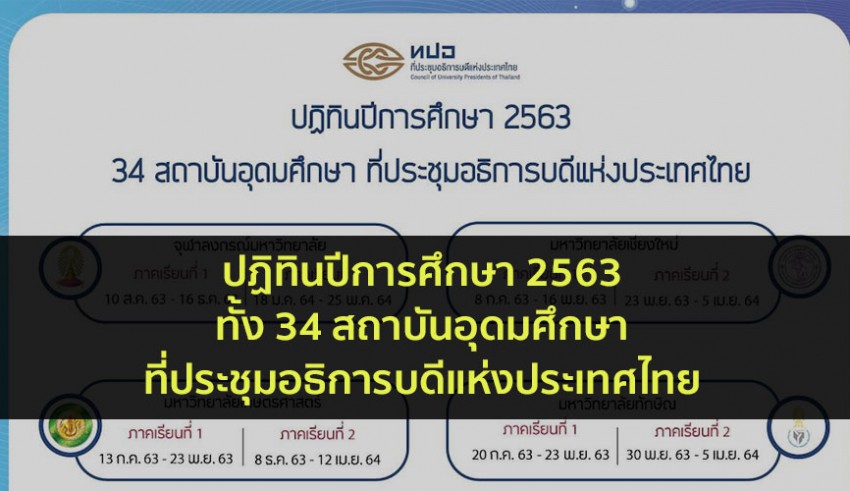 ทปอ ออกปฏิทิน 63