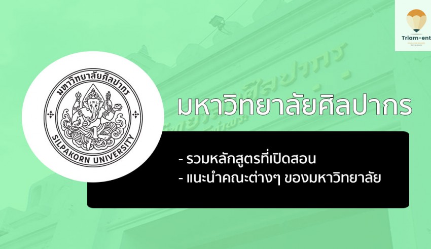 ศิลปากร หลักสูตรการศึกษา