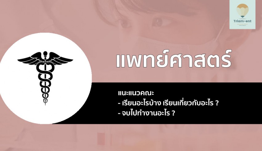 แพทยศาสตร์ แนะแนว