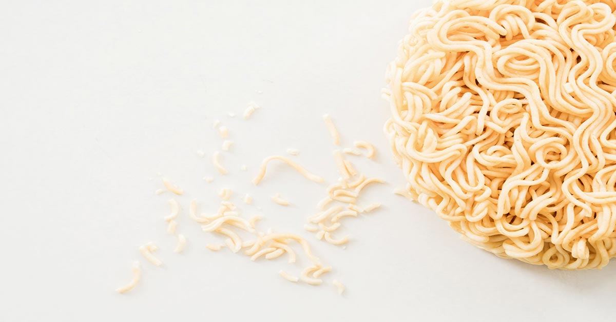 บะหมี่กึ่งสำเร็จรูป กินดิบ