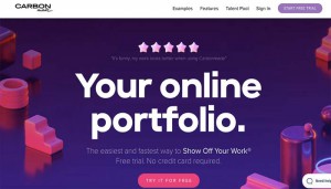 portfolio online carbonmade.com