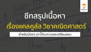 แคลคูลัส สรุป