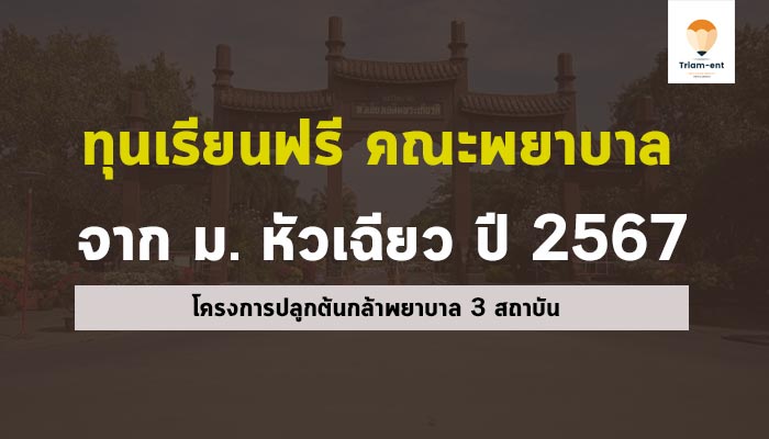 คณะพยาบาลศาสตร์ หัวเฉียว ปี 67